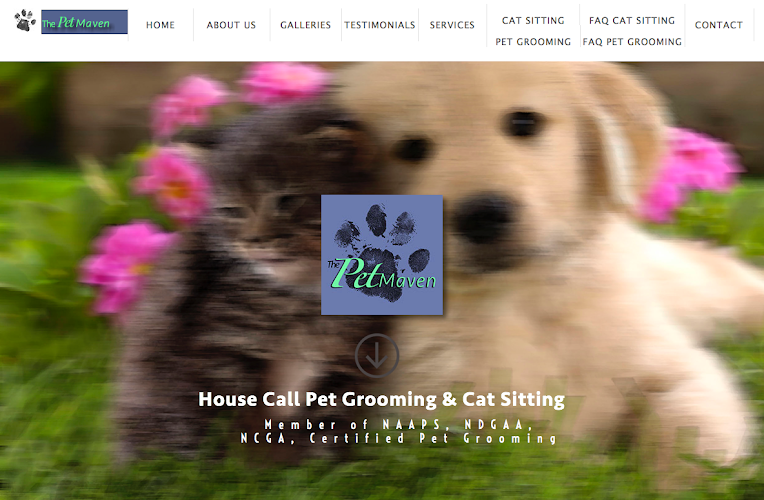 The Pet Maven: house call pet grooming and cat sitting