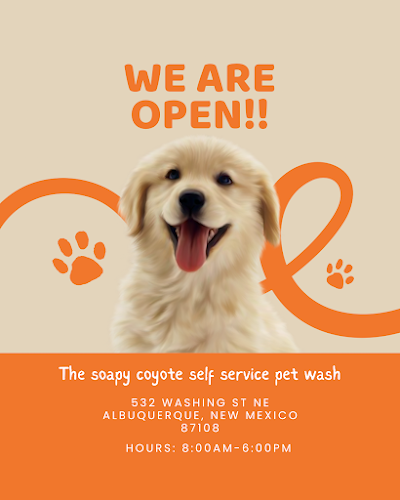 The soapy coyote self service pet wash